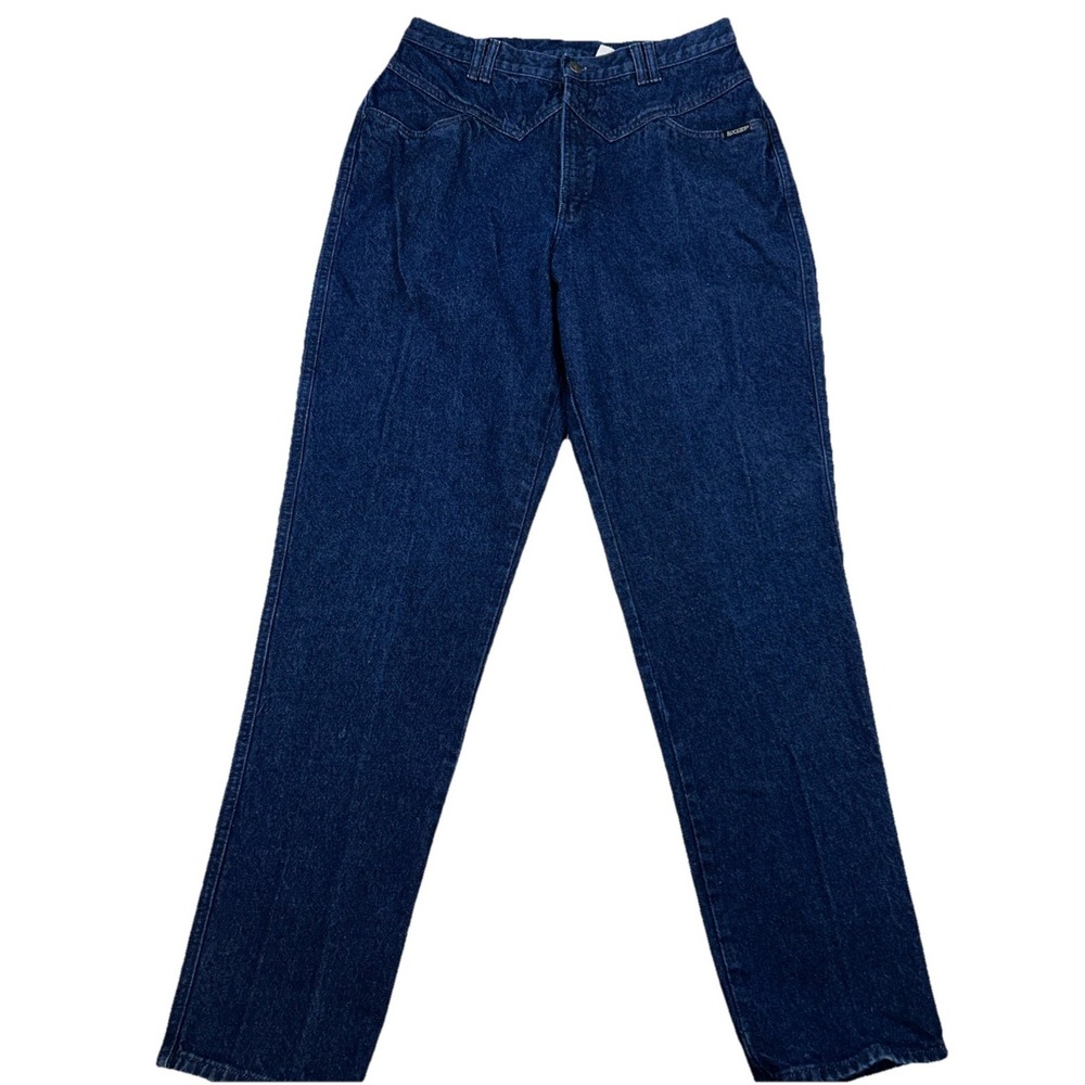 Vintage Rocky Mini town Rockies YTK Mom Jeans Denim Size 16W 36 High‎ Rise
